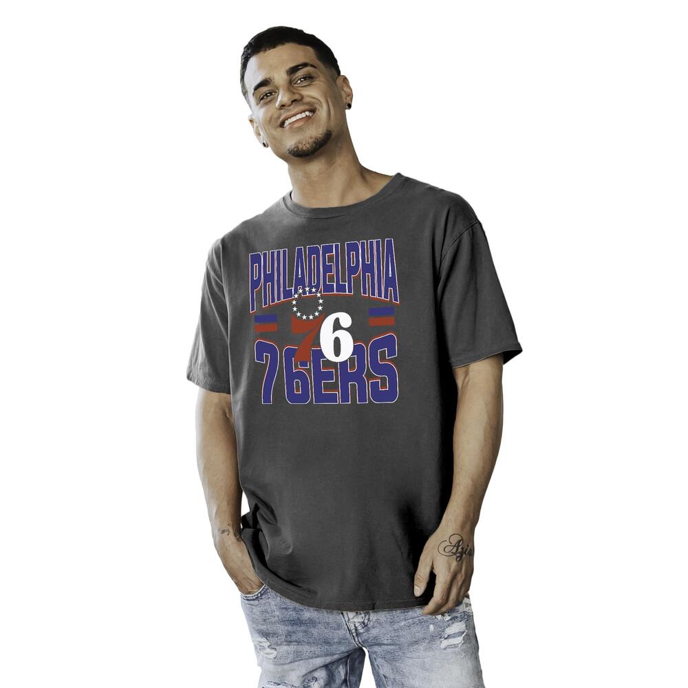Blue 84 Nba Unisex-Adult Nba  T-Shirt Ringspun Bold Black